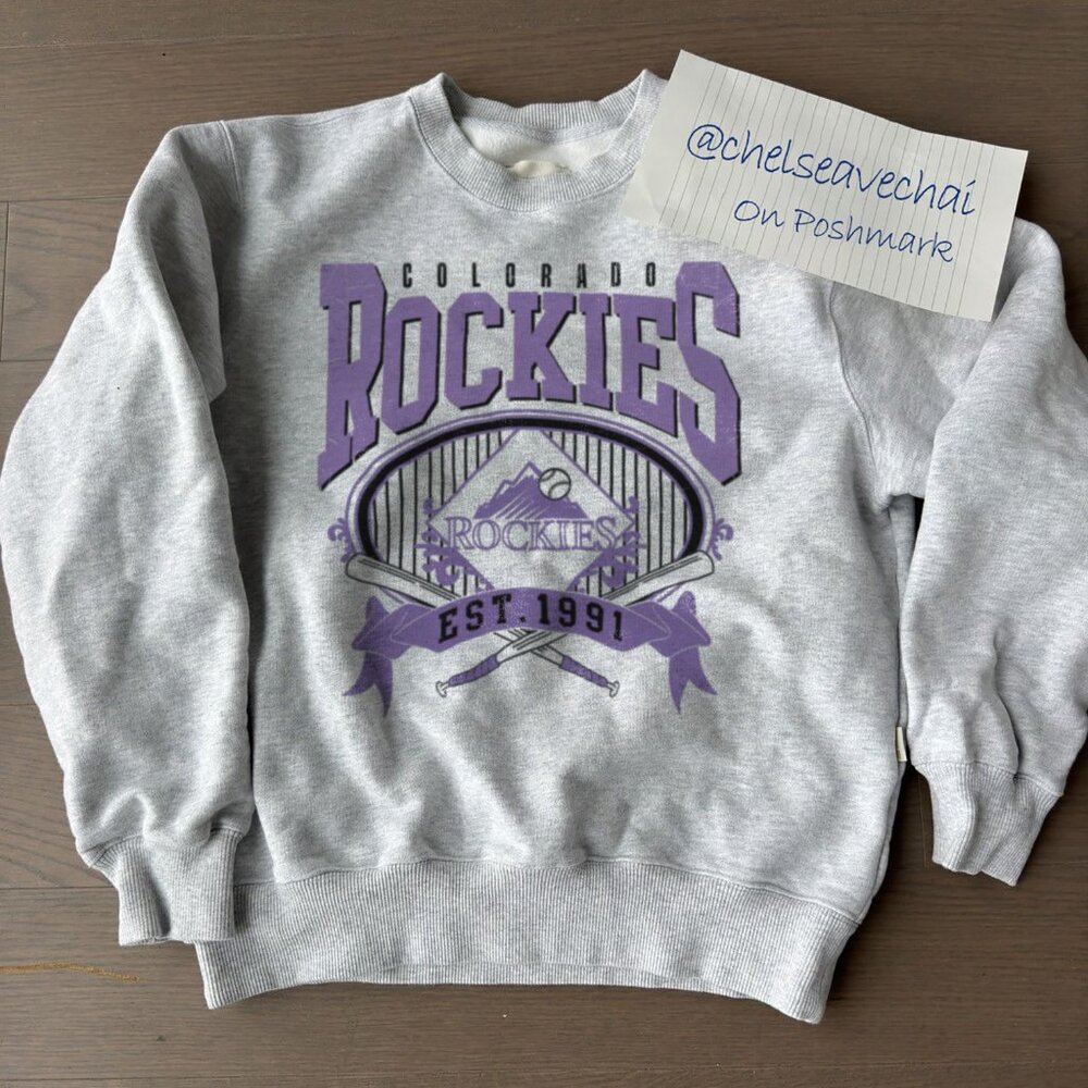 Vintage Colorado Rockies Baseball Sweatshirt, Retro MLB Rockies Unisex Shirt Tee